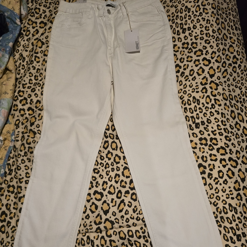 Vervet size 30 white